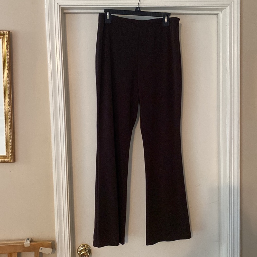 EUC Susan Graver Boot Cut Pull On Pants